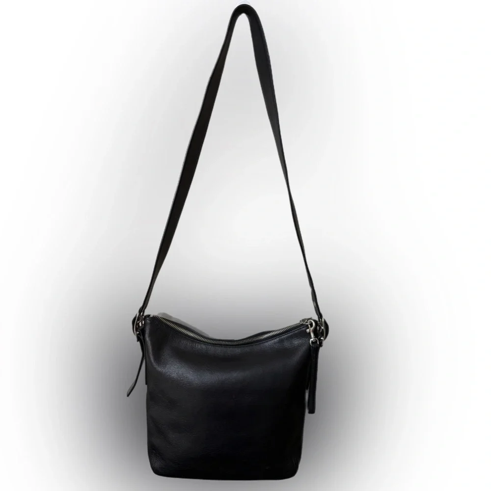 Vintage Coach #Black Crossbody Bag